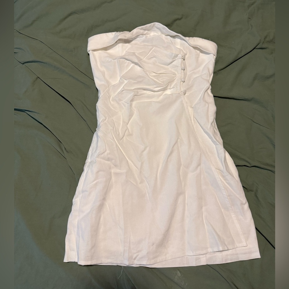 Lavinia Linen Mini Tube Dress